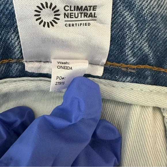 Reformation Jeans Brynn High Rise Wide Leg Trouser Jeans in Oneida Women Size 26 - Picture 14 of 14